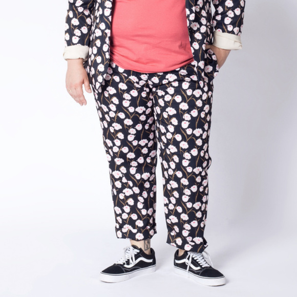 Wildfang Pants - Empower Blooms Trouser by Wildfang NWT Ltd Edition